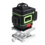 16-Line Strong Green Light 4D Remote Control Laser Level Measure with Wall Attachment Frame
