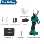 Drillpro 24V Cordless Pruning Shears 30mm Maximum Cutting Diameter with Strong 750W Power 7500mAh Battery for 80-180 Minutes of Work Comes with Extra Blade Sets Efficient Garden Tool