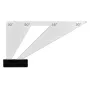 Onkel.J 28pcs Dovetail Tenon Marking Ruler Adjustable Tail Joint Marking Gauge Stable Template Support For Carpentry Marking