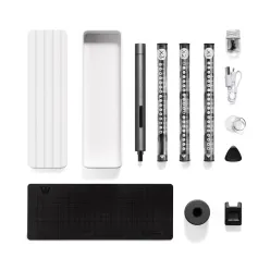 Xiaomi Wowstick 1F+ 64 in 1 Electric Screwdriver High Precision USB Charging LED Light 56 Alloy Steel Batch Heads Ideal for DIY and Home Repair