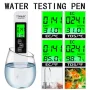Pengukur TDS Akurasi Tinggi Penguji Air Digital 0-9990ppm TDS EC LCD Kemurnian Air PPM Filter Akuarium