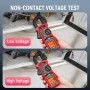 KAIWEETS KC604 Digital Clamp Meter True-RMS AC/DC Voltage Current Tester NCV Detection Auto Shut-Off LCD Backlight 1.1 Inch D-Shaped Jaw