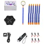 Multi-Functional Soldering Helping Hand with 6 Pc Flexible Arms Aluminum Alloy Soldering Station with Fan Magnifying Glass and Flashlight Magnifier PCB Welding Repair Station