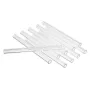 10Pcs 100mm OD 8mm 1.5mm Thick Wall Borosilicate Glass Blowing Tube