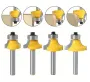6.35mm Shank Router Bits Set Corner Round Over High quality Alloy Corner Rounding Milling Cutter With Bearing For Wood Woodworking Tool