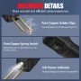 PWG-1 Cordless Plastic Welding Gun 300W 2600mAh Battery Heats in 3-5s for Crack Repair and Hot Cutting