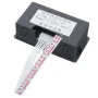 1Set Measuring Gauge 4 Digital Red LED Tachometer RPM Speed Meter 10-9999RPM Hall Proximity Switch Sensor NPN