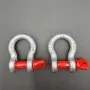 Heavy-Duty D-Ring Swivels 3/8in 1-Ton and 1/2in 2-Ton Rust-Resistant for Chains Wire Ropes Outdoor Construction Camping