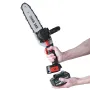 VIOLEWORKS 21V 8Inch Cordless Electric Chain Saw Brushless Garden Woodworking Cutting Tool Kit With 2pcs Battery