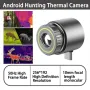 TOOLTOP M7 256X192 Thermal Imager Monocular Imaging 1-8x zoom & Manual focus Outdoor Test Night Vision Adjustable focus Laser Infrared Thermal Camera 10mm focal length monocular For Phone