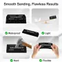 7pcs Sanding Block Kit EVA Foam Wet Dry Sandpaper for Woodworking Automotive Car Bodywork