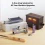 Longer Nano 6W Portable Laser Engraver Ultra-Fast 5000mm/s Speed High Precision 0.05mm User-Friendly App Control Wood Metal Engraving