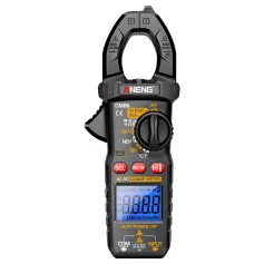 ANENG CM86 Clamp Meter 600A AC DC Current Voltage Resistance Capacitance Temperature Digital Multimeter NCV Function Backlit LCD Auto Power Off Handheld Tester