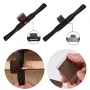 Flat/Round Bottomed Ebony Hand Plane 265mm Round Handle Straight Line Type Wood Planer Woodworking Trimming Push Plane Tools