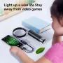 Handheld Digital Microscope 1600x Magnification 2MP 8 LED USB Coin Magnifier Compatible with Android iOS Windows For Mac Rechargeable Portable Lab Camera Adjustable Focus