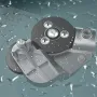 Titanium Steel Electric Drill Plate Cutter 3.94x3.94x1.18 Portable Metal Sheet Cutting Attachment for Iron Steel Alloy Plastic
