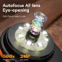 Handheld Digital Microscope 2MP 500X Magnification Autofocus Lens 8 LED Lights Portable Type-C Charging 2 Inch IPS Screen