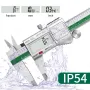 AV TOOLTOP ET54 Stainless Steel Digital Caliper 150mm IP54 Waterproof Dustproof LCD Display Inch Metric Conversion Precision Measuring Tool