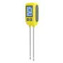 4in1 Soil Tester N/P/K Tester Digital LCD creen -10℃ to 80℃ Temperature Meter High Accuracy Stainless Steel Probe for Gardens Lawns Greenhouses
