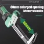 Heavy Duty Adjustable Plumbing Tool High Carbon Steel Right Angle Wrench 80mm Jaw Non Slip Repair Hand Tool