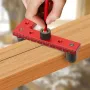 2-10mm Dowel Jig Square Center Finder Woodworking Tools Drill Guide for Straight Holes Self Centering Line Scriber