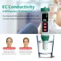 5-in-1 Water Quality Tester MF-X51 pH TDS Salinity EC Temperature Meter Accurate Portable Digital Water Analyzer for Aquariums Pools Labs Farming