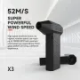 X3 Turbo Power Fan Handheld Brushless Motor 130000rpm Third Generation Violent Blower Mini Turbo Fan Wind Speed 52m/s Industrial Duct Fan