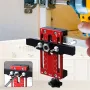 Adjustable Aluminum Alloy Cabinet Door Positioner Clamp 5-45mm One-Hand Operation for Most Cabinet Doors Includes 10mm Sleeve Easy Installation