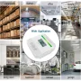 EcoSafe Compact Carbon Monoxide Sensor Lightweight Portable Safety Alert Device Digital Reading Travel Essential for Home Kitchen RV Car Hotel