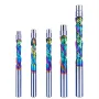 1pc DLC Coating Milling Cutter Solid Carbide Bearing Guided Trim Bit 2 Flutes Spiral Flush Trim 8MM Shank Woodworking End Mill