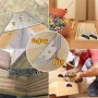 Furniture Corner Connector 20PCS Universal Stainless Steel L Brackets for Wood Metal Angle Brackets Shelves Tables Cabinets