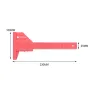 210mm/280mm Woodworking Scriber Marking Measuring Gauge T Ruler Aluminum Alloy Metric/Inch Scale for Carpentry and Woodworking