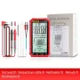 ANENG 620A 4.7-inch Large LCD Screen Automatic + Manual Intelligent True RMS Digital Multimeter Resistance Diode Capacitance Temperature Frequency Test