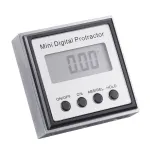 Drillpro Stainless Steel 360 Degree Mini Digital Protractor Inclinometer Electronic Level Box Magnetic Base Measuring Tools