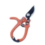 2PCS High Carbon Steel Pruning Shears Set 168mm 154mm Extra Sharp Garden Hand Pruners Ergonomic Handles Spring-loaded Mechanism Secure Lock Orange
