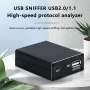 USB Sniffer 2.0 High-Speed Protocol Analyzer USB 2.0 USB 1.1 Portable Compact Data Monitoring Open Source Plug and Play