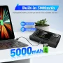 SA5 4 Inch Display Wide Frequency Range 100kHz to 6GHz RF Analyzer 5000mAh Battery Optional 32GB MicroSD High Precision Versatile Scanning