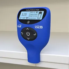 Professzionális LS239 bevonatvastagság-mérő nagy pontosságú festékvizsgáló 5000 μm-es hatótávolságú dörzsölő szonda Bluetooth adatátviteli autóipari festékmérő