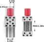 High Precision Mini Vise adjustable up to 1.18inch wide Mini Bench Vice Clamp Mini Flat Clamp Opening Parallel Table Vise For Scale Model Hobby Craft Jewelry Watch Electronics