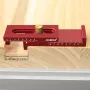 Aluminum Alloy Depth Gauge 5-40mm Gaps Gauge Woodworking Saw Gap Measuring Tool for Cutting Slotting Precision Metal Construction
