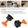 151pcs Tile Flat System Washers for Wall Flat Wedge Washers and Brackets Reusable Easy to Use DIY Tile Installation Leveling Tool PP Material
