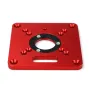 Multifunctional Aluminium Router Table Insert Plate Woodworking Trimmer Electric Wood Milling Flip Plate For DIY Working Benche 45x56 62x70