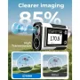 CIGMAN Golf Rangefinder 1312 Yards Slope Compensation 2.4 Inch Touchscreen 6X Magnification Flag Lock Vibration Rechargeable USB-C Golf Accessories IP54 Water Resistant