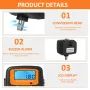 Digital Torque Meter 1/2'' to 1/4'' 1/2'' to 3/8'' Adapters High Accuracy 4 Torque Units Backlit Display For DIY & Home Repairs