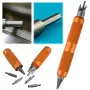 Case Prep Multitool Case Chamfer Deburring Hand Tools Primer Pocket Reamers and Cleaners for Removing Crimps for Reloading