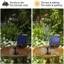 Solar Powered Water Pump Kit for Garden Decor with 8 Nozzle Attachments Environmentally Solar Panel for DIY Fountain Pond Bird Bath Aquarium Waterfall