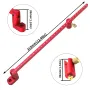 300mm Adjustable Drawing Circle Ruler Aluminum Alloy Construction Center Finder Fixed-Point Circle Line Marking Perfect for Woodworking and Crafts Create Precise Circles with Ease