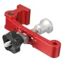 Fonson Tools 2-in-1 Woodworking T-Track 20mm Bench Dog Hold Down Clamps Workbench Hole Clamps for T Track and MFT Table