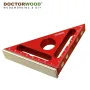 WoodworkPro 90° Triangle Ruler with Positioning Block Right Angle Clamp Frame Clamp G-Clamp and Woodworking Tools for Precision Woodworking