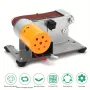 Electric Belt Sander Grinder Grinding Machine for Woodworking Mini Belt Sander and Knife Sharpener Dual Function Ideal for Woodworking Metal DIY Projects